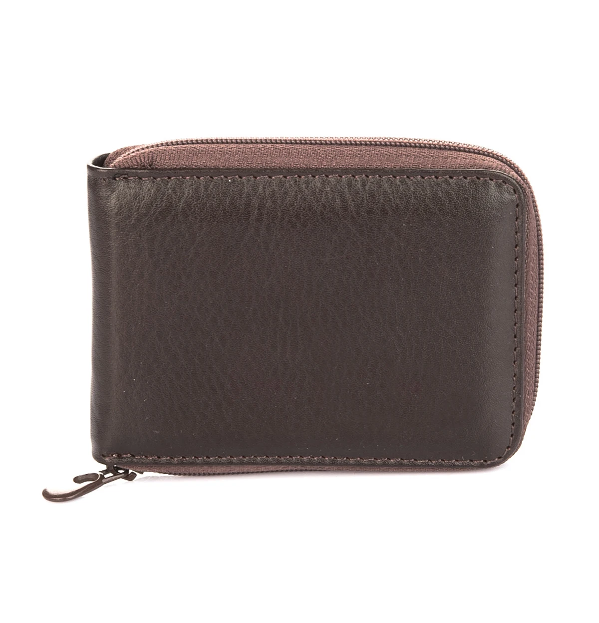 Genuine Leather Men Wallets Custom Logo RFID Bifold Trifold Wallet Zipper Coin Purse Quality Business Card Holder wallet for Man