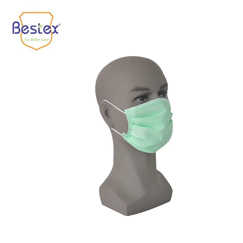 Adults Purple Wholesale ASTM F2100 Level 3 Non-woven Fabric Disposable Facemasks 3 Ply Medical Masks
