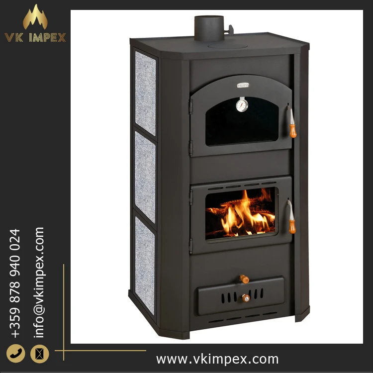 Bulgaria Origin Manufacturer of Energy Efficient Wood Burning Fireplace with Oven for Indoor Use in Villa Apartment Hotels