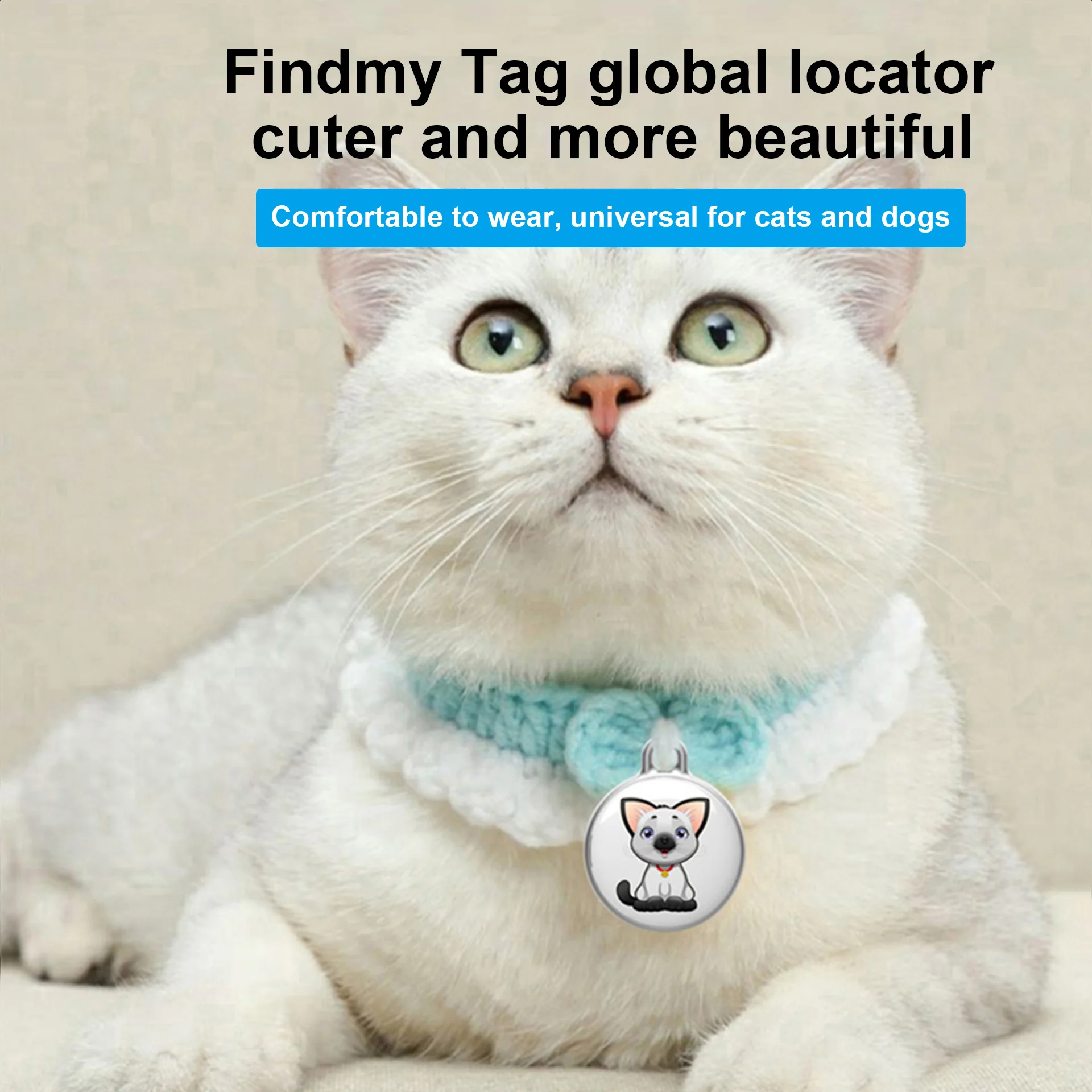 Factory Wholesale Smart Portable Wireless Pet Tracker Waterproof GPS Dog Cat Locator
