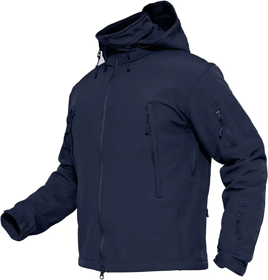 Custom mens work wear winter soft shell waterproof outdoor polar fleece softshell jacket 2023