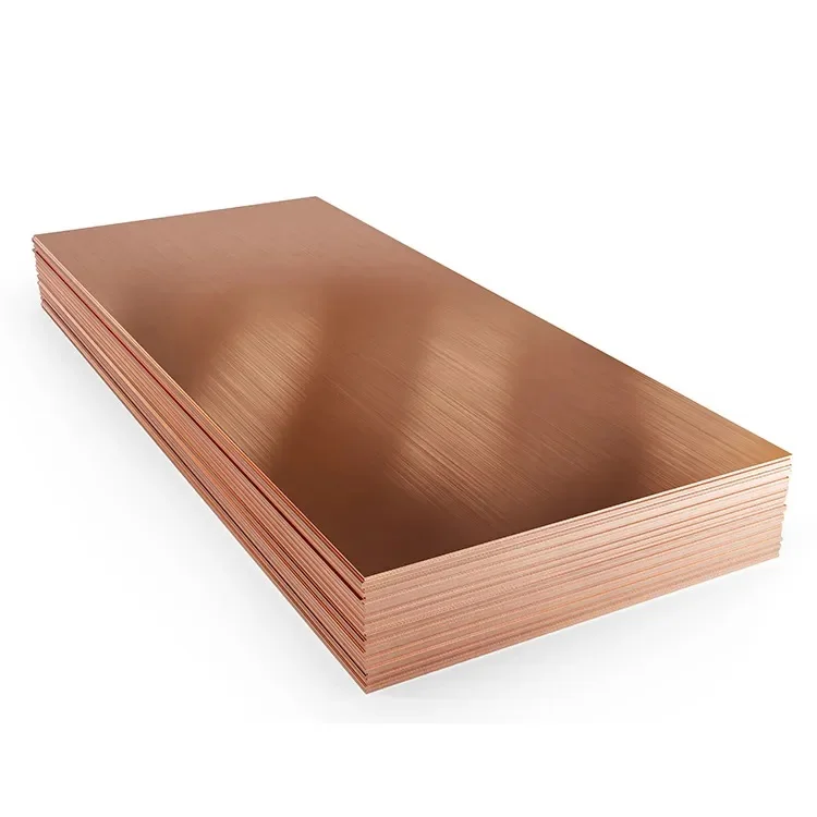 Copper Plate/ Copper Sheet Factory Supply 99.99% Pure Package Plate Brass Machine Production ISO Copper Wire Silver Plate 35%