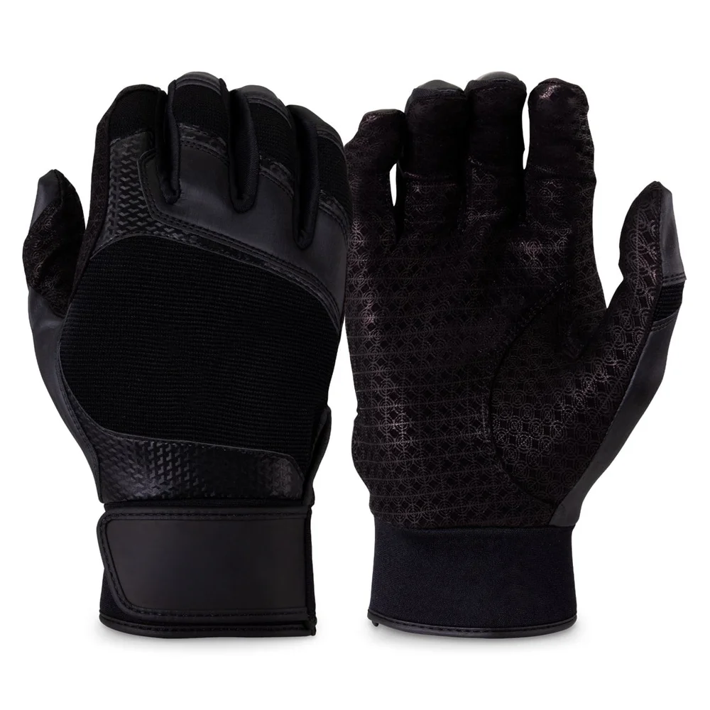 Custom Long Cuff Batting Gloves Genuine Leather Baseball Gloves with Personalized Logo for Adults & Kids