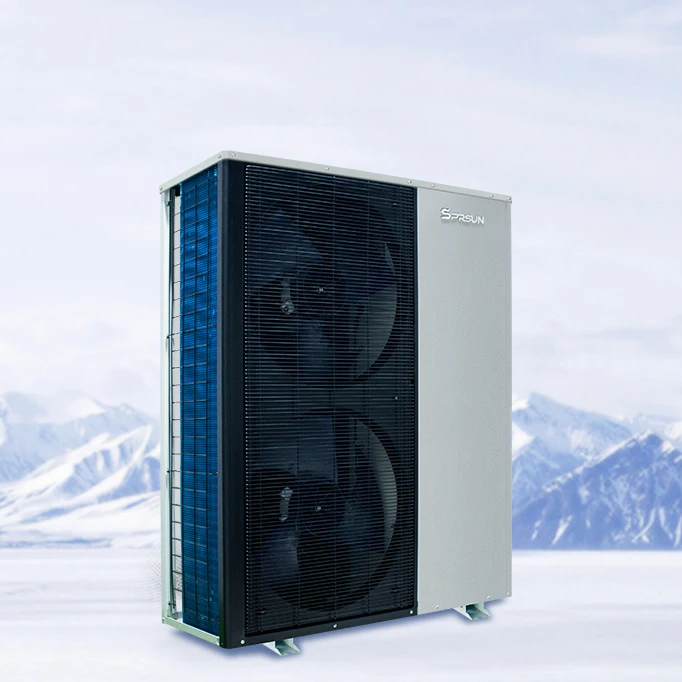 Climate A+++ 20KW R32 DC Inverter Full Inverter Heating Cooling Hot Water Air Source Heat Pump Bathroom Energy Storage SPRSUN
