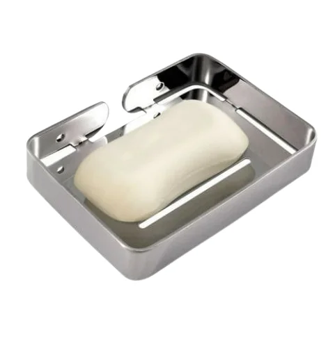 Standing Type Soap Dish Wholesale Factory Supply Bathroom Products Metal Soap Dish for Bathroom