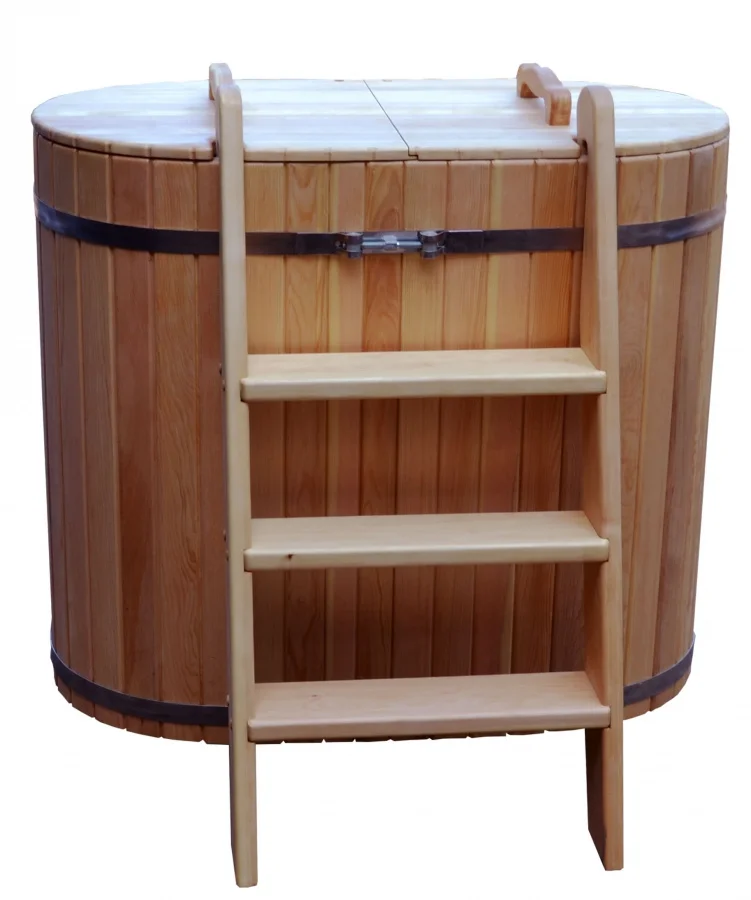 New Design 2 Person Wooden Cold Plunge Pool Indoor Cheap Rugby Ice Bath