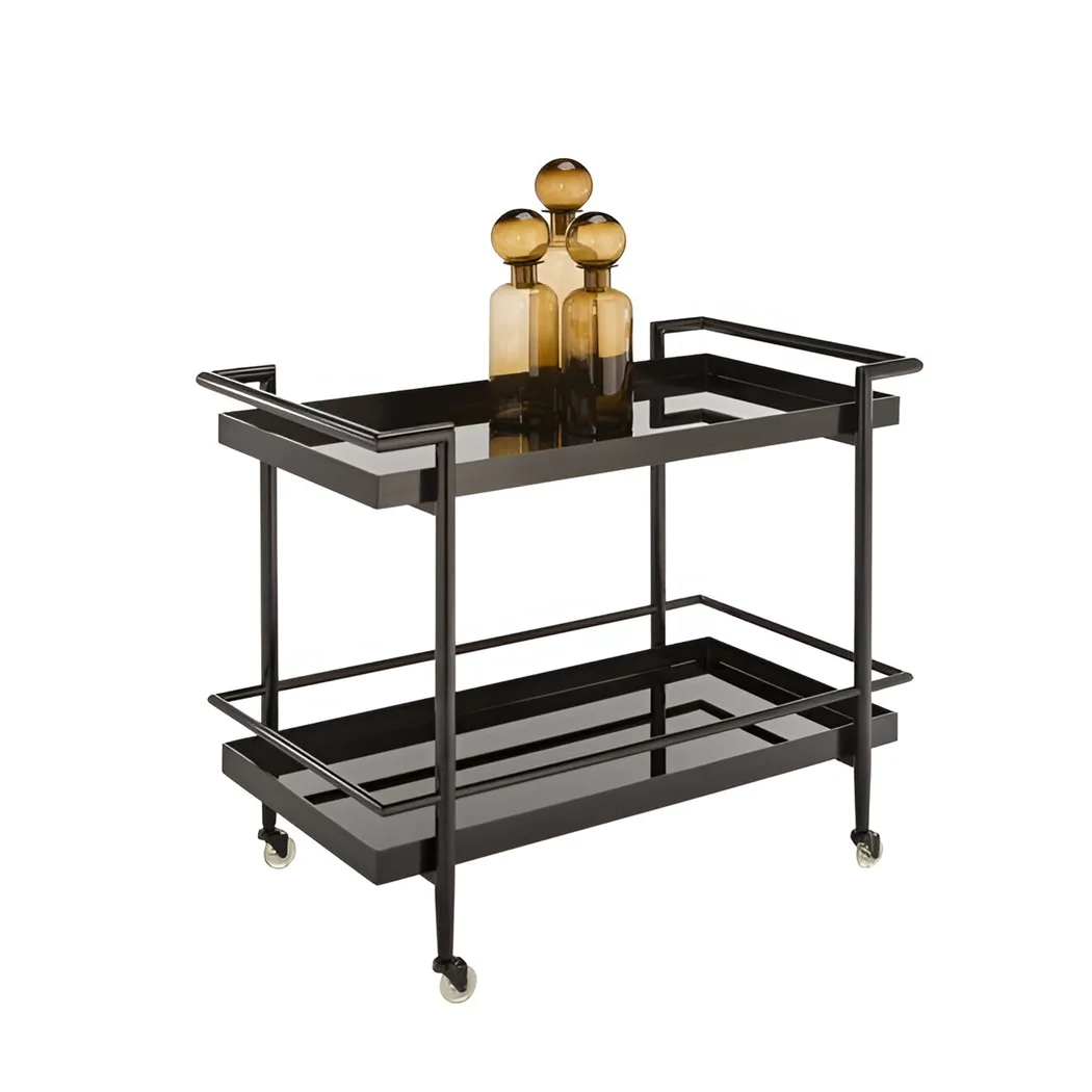 Top quality Commercial Trolly For Hotels And Bar Room Service Carts Customized Size Rectangular Industrial Trolly