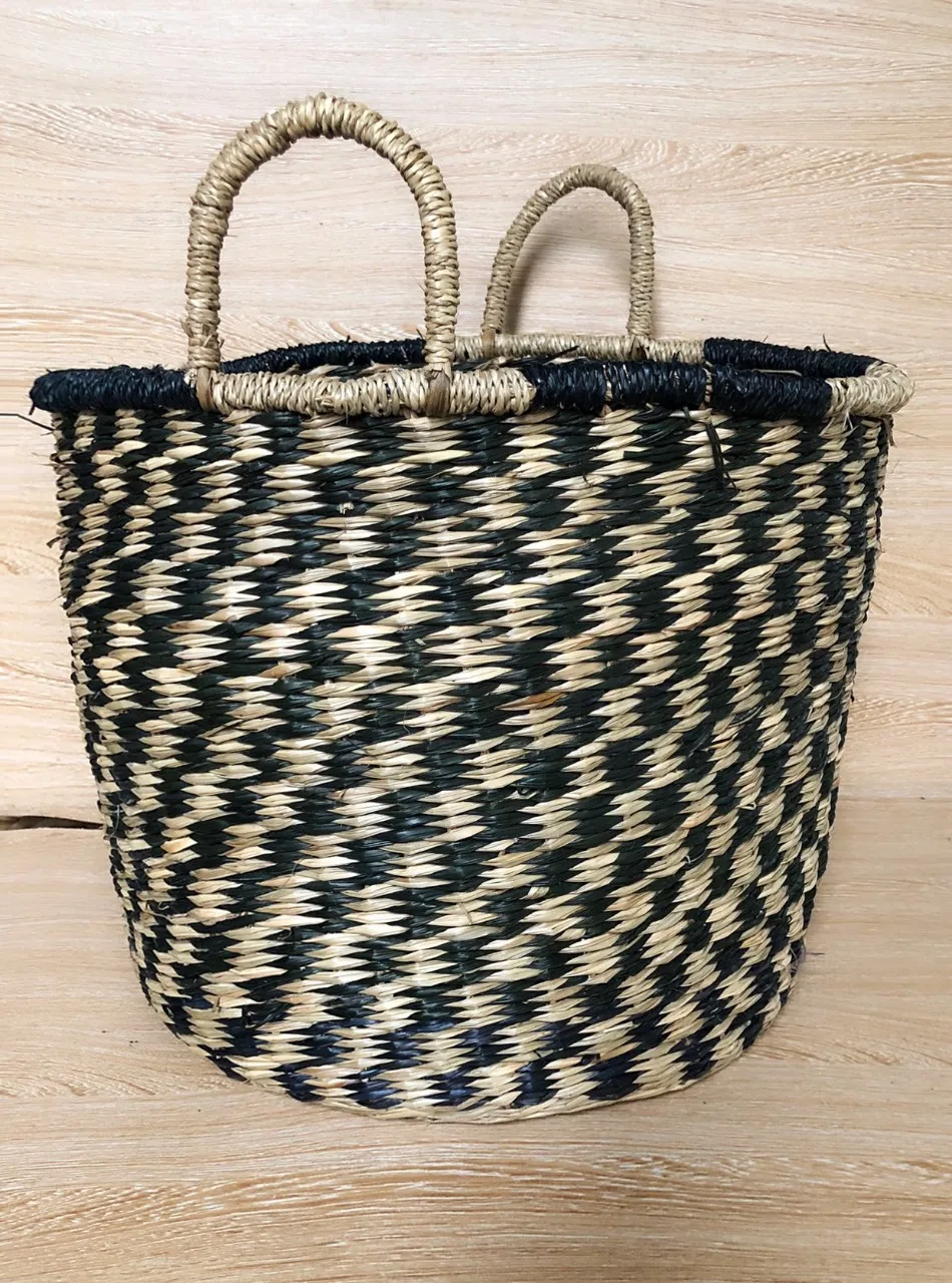 Сушеная морская трава материал морской травы высококачественные товары плетеная корзина для хранения белья дома сделано в вьетнаме