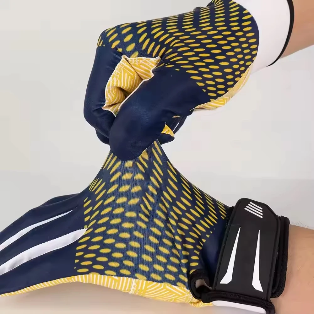 Customized Best Design American Football Gloves Goal Keeper Gloves Wholesale Factory Price American Football Gloves