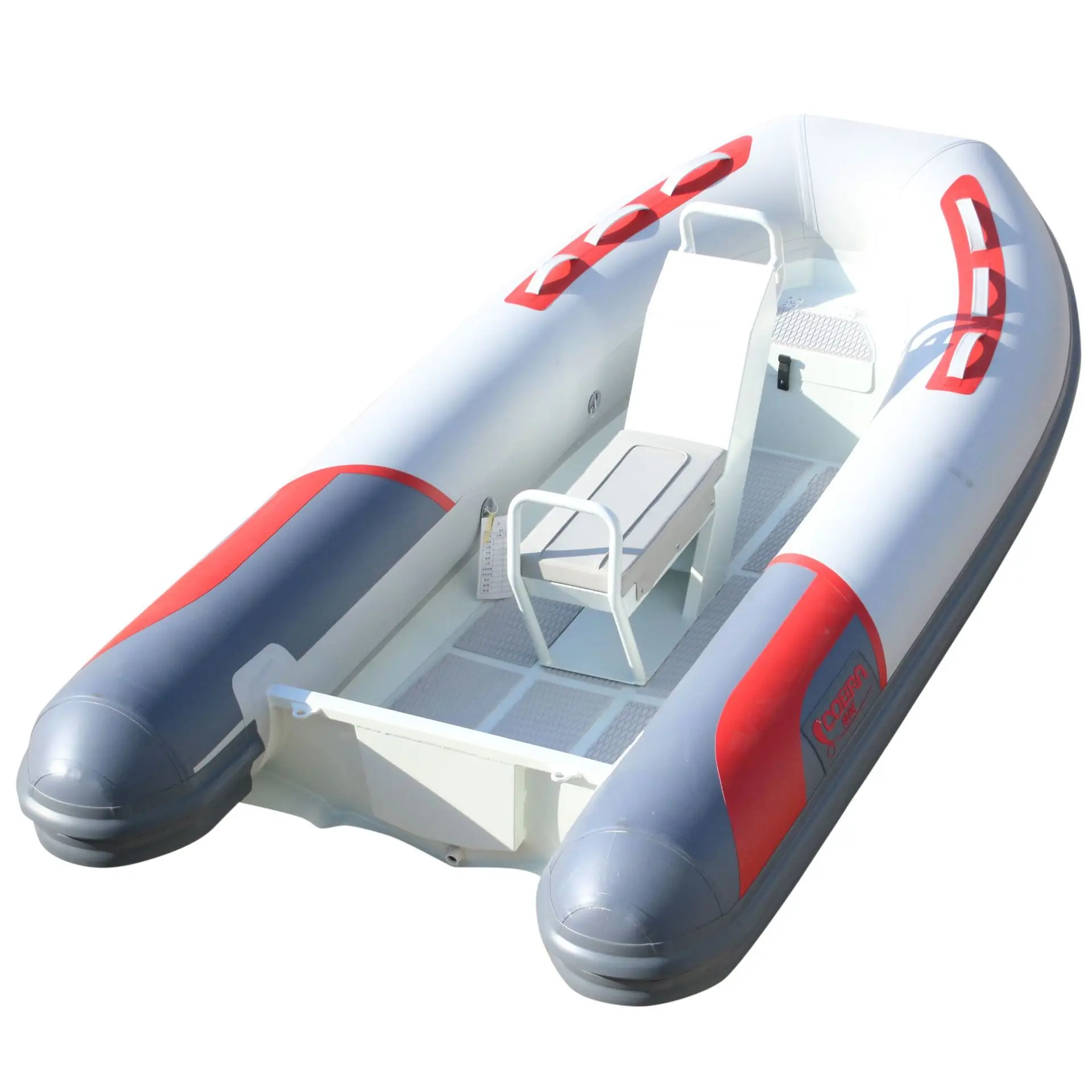 Фабричная яхта Прямая поставка 3 м гипалон FRP клипер рыболовная лодка ребристая надувная