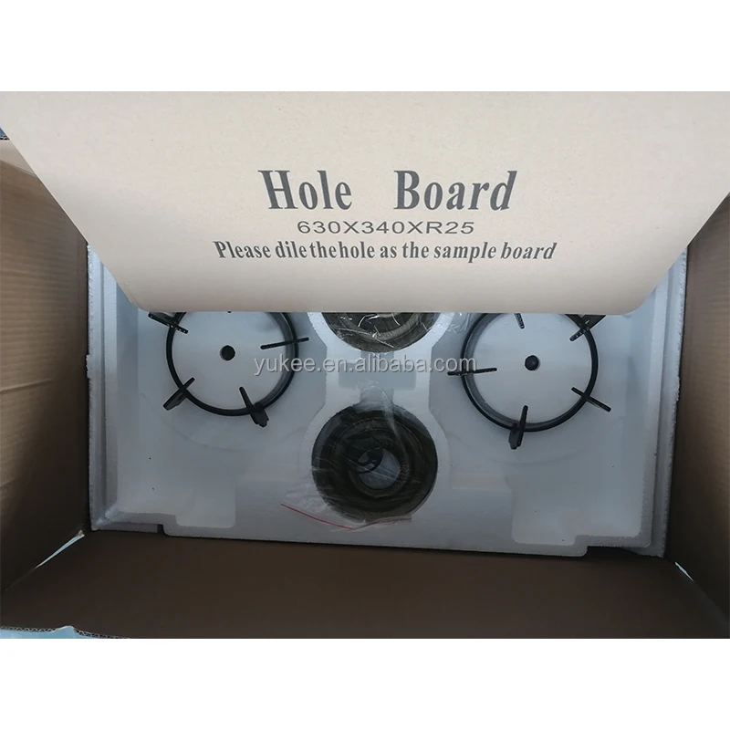 Kitchen Appliance Indoor Double Burner Gas Cooker Tempered Glass Gas top built-in Cooker Gas Stove