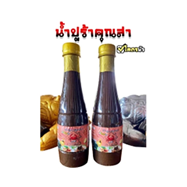 Khun Sa Fermented Crab Sauce Fermented Crab Sauce Mix Food 12 Bottles/Pack High Quality Products from Thailand