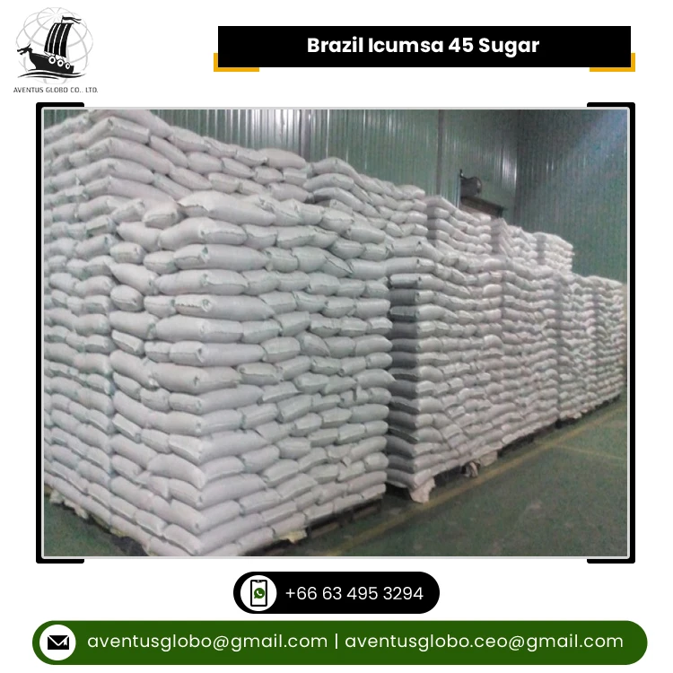 Exporting Pure and Natural Sweet Premium Wholesale Supply Refined Brazil Icumsa 45 Sugar from Supplier