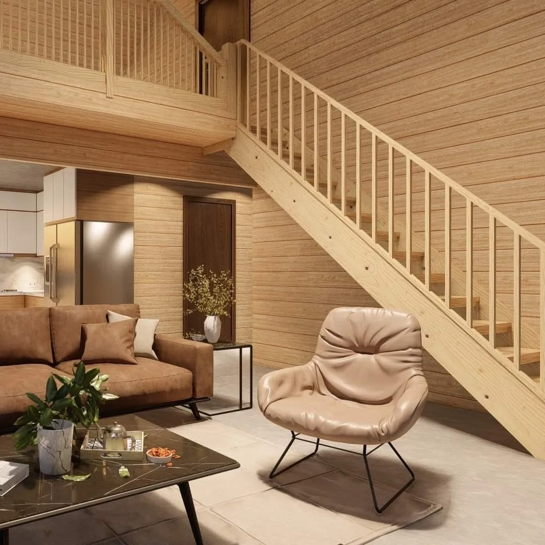 prefabricated wooden house kit flat packed prefab eco building