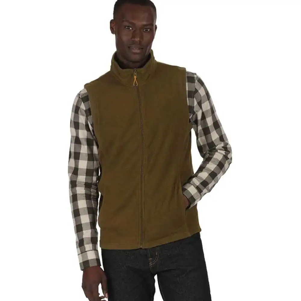 2024 New High Quality OEM Out wear Breathable Vest Men Fleece Soft Warm Jackets Sleeveless Winter cotton fleece Vest
