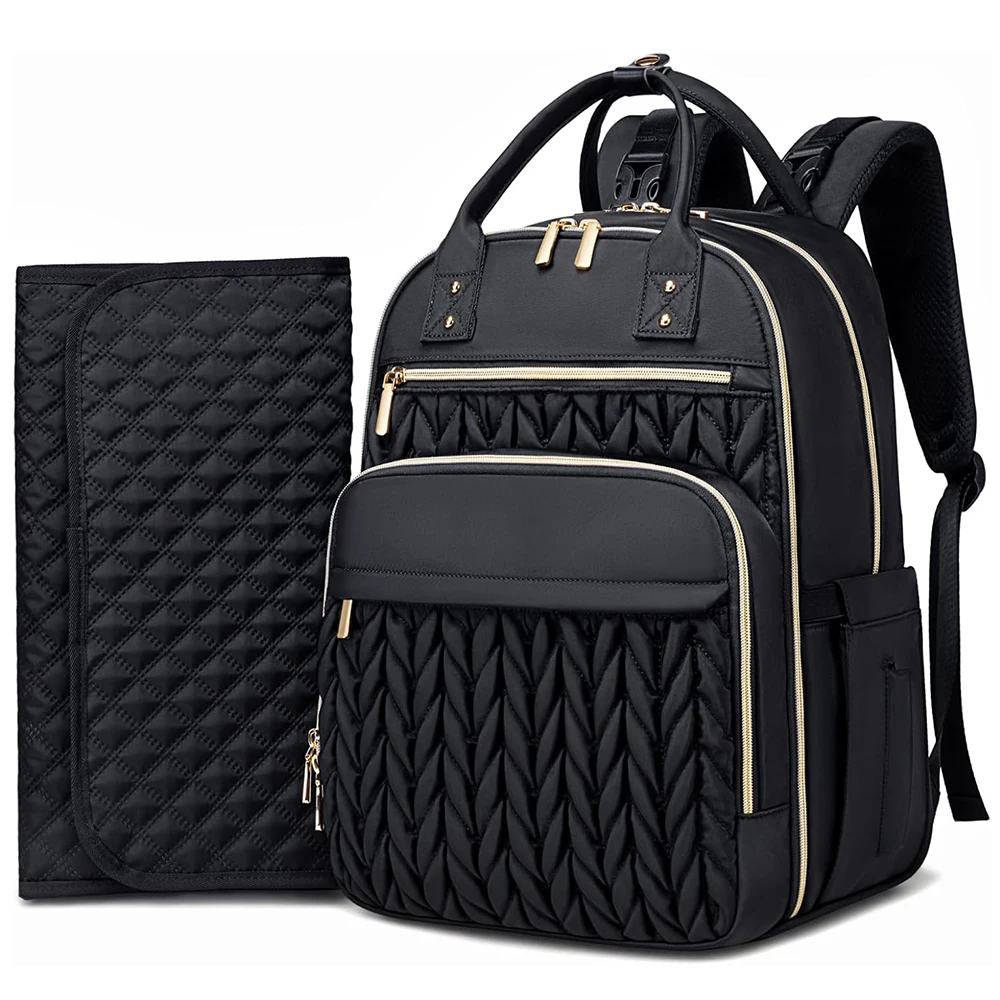 Factory Custom Large Mommy Bag Baby Diaper Bag Backpack with Changing Pad Waterproof Travel Nappy Organizer Baby Stroller Bags