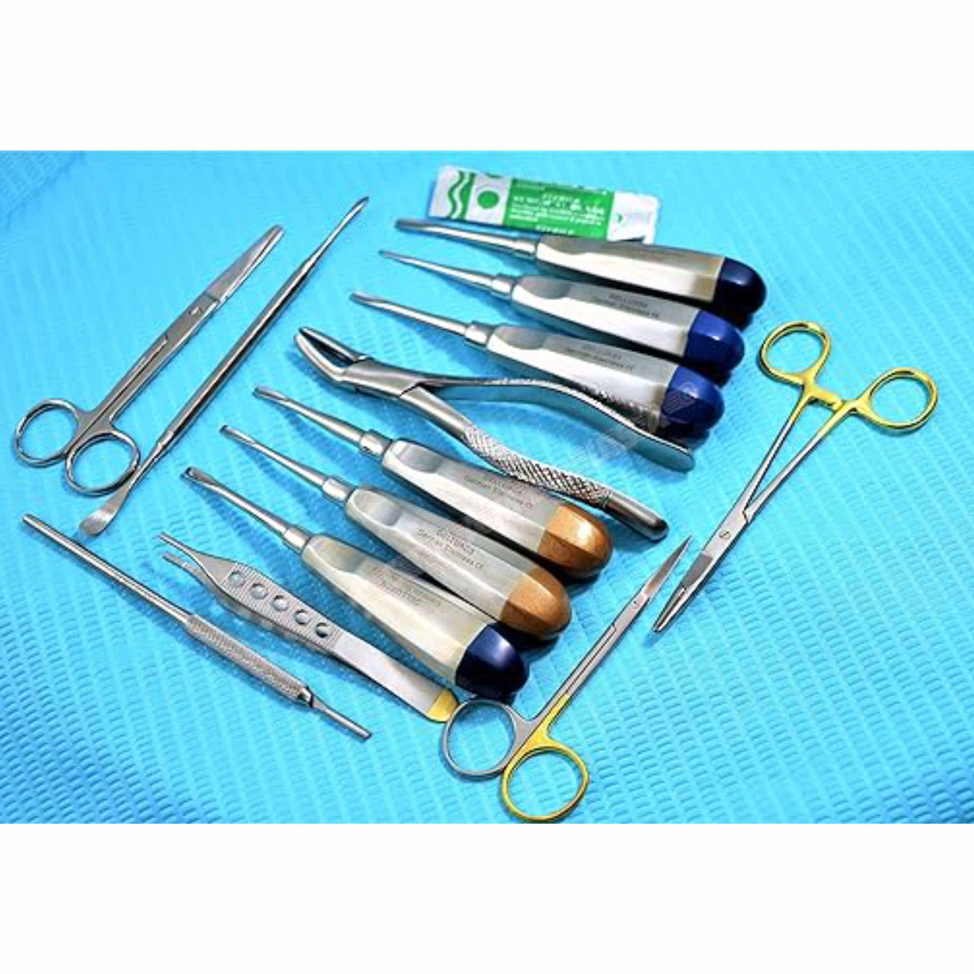 Professional High Quality Stainless Steel Dental Instrument Set Elevators Forceps Scissor with Blade for Cleaning Filling Teeth