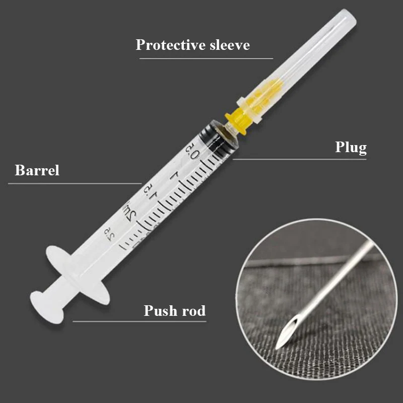 Medical Industrial Disposable Syringe Glue Oil Ink Perfume Injection Medicine Nutrients Feeding Syringe