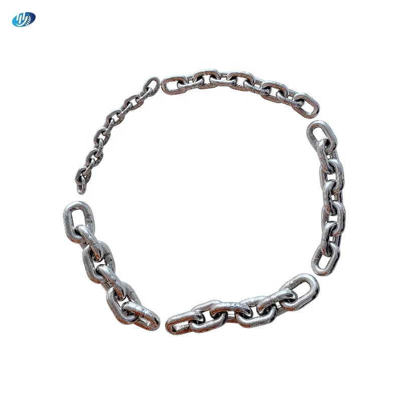 product galvanized stud/studless heavy duty weight link anchor boat chain by the foot  For Sale