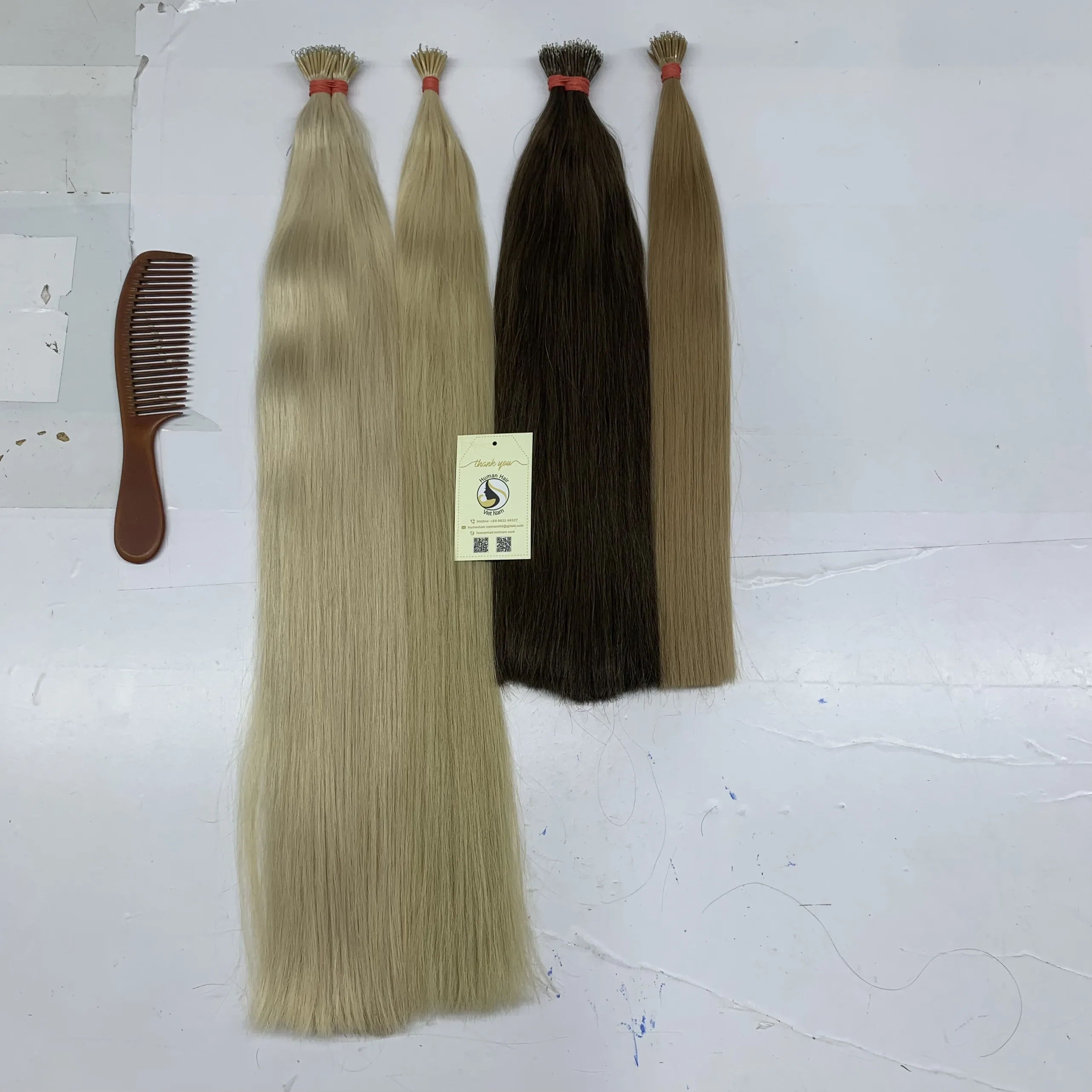 Latest Available In Stock Human Hair Vietnam Pre Bonded Tip Raw Virgin Hair Vendor Nano Tip Hair Extension