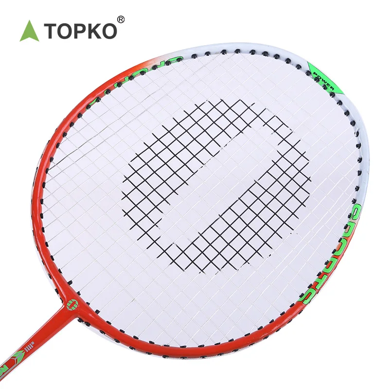 TOPKO Outdoor Backyard Games Iron Badminton Rackets  Durable Light Weight Professional Badminton Rackets
