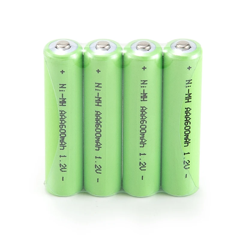 Hot selling AAA battery pack AA AAA AAAA batteries Ni-MH rechargeable batteries