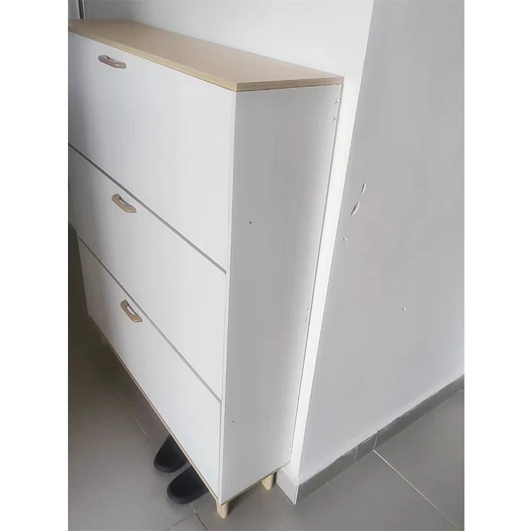 Hidden 24 Pairs of Stackable Shoe Storage Shoe Storage Space Saving Shoe Rack Living Room Furniture