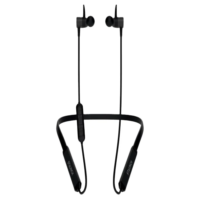 Newly Launched Dual Pairing Magnetic Power Controls Long Battery Life Wireless Neckband Earphone