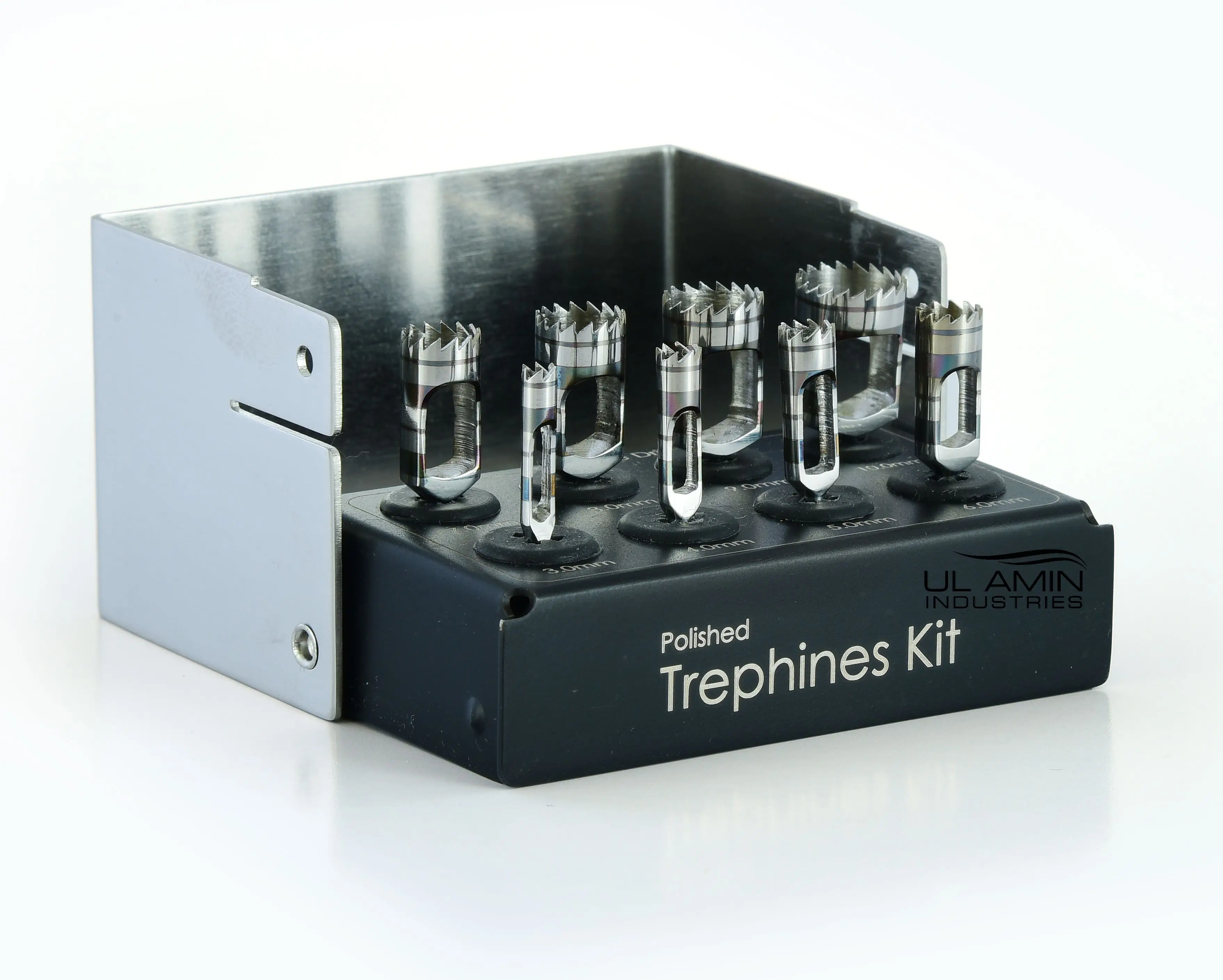 UL AMIN высококачественные сертифицированные инструменты для имплантации зубов 4 мм ручные дрели трепина с отметками глубины из нержавеющей стали