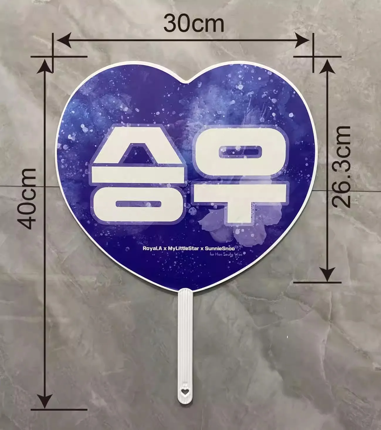 Korean Pvc Fan Merchandise Advertising Services Kpop Picket Fan
