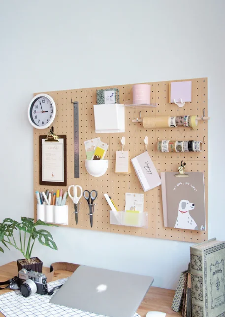 Design MDF Wall Mounted Pegboard
