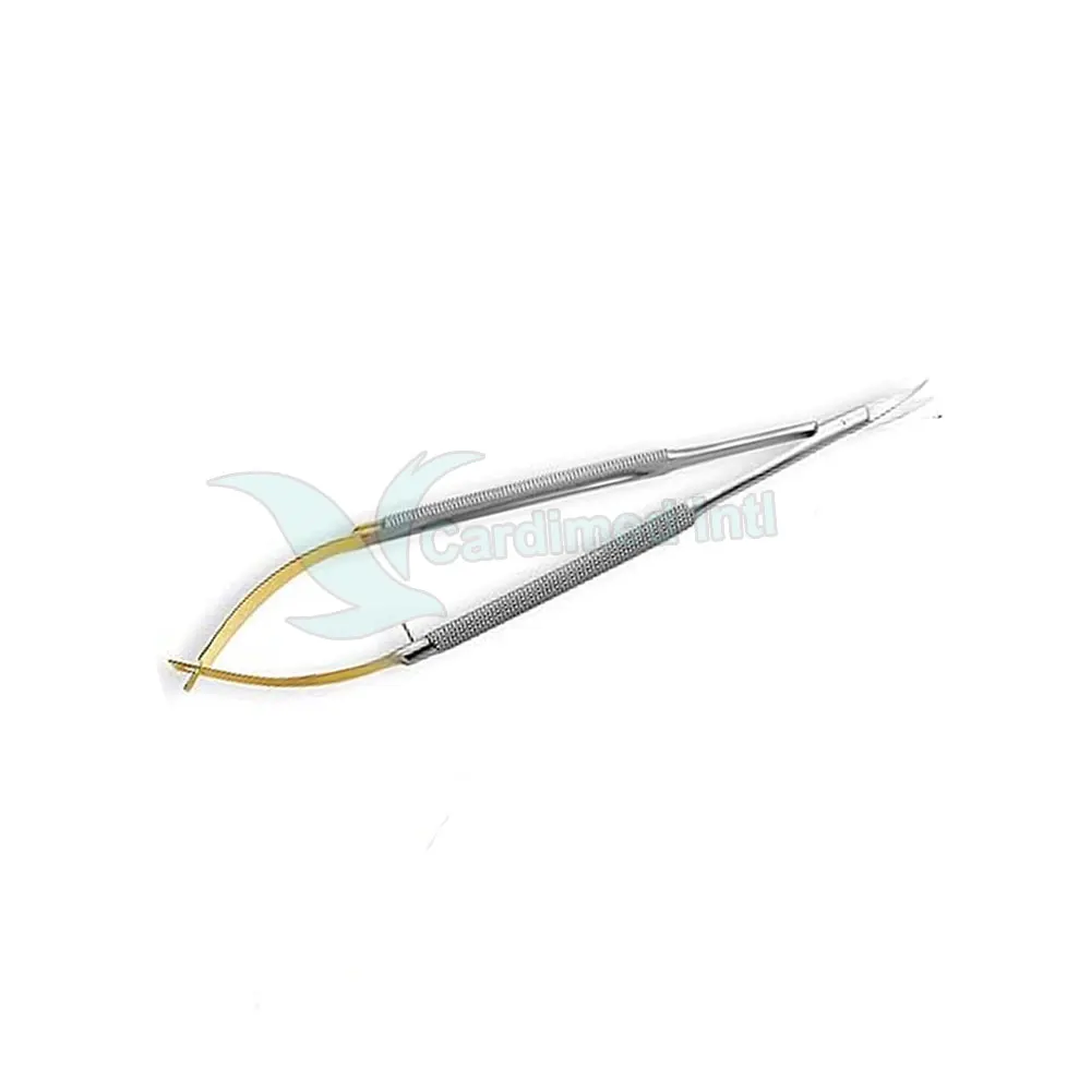 Pakistan Made Micro Needle Holders With Catch Stainless Steel Vascular Needle Holder Surgical Instruments