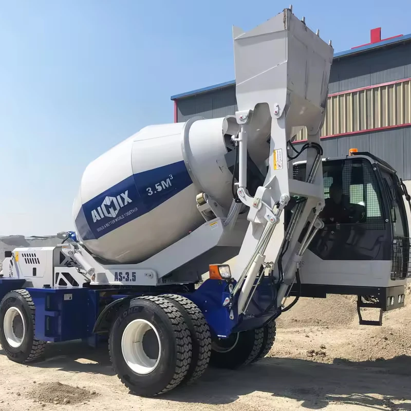 Buy 3.5m3 Self Loading Concrete Mixer Machine