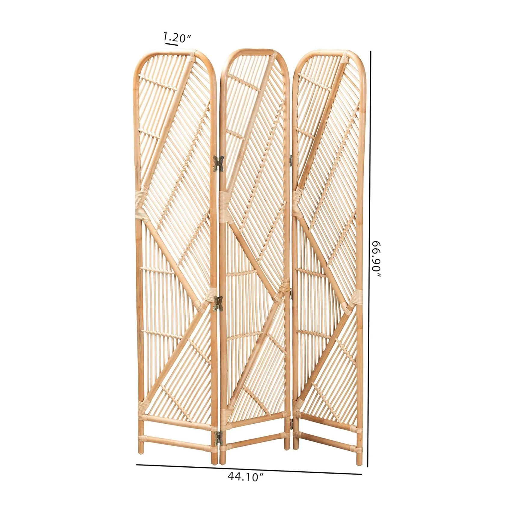 Hot Selling Natural Rattan Room Divider Rattan Japan Room Divider Natural Space Divider made in Vietnam for Living room Bedroom