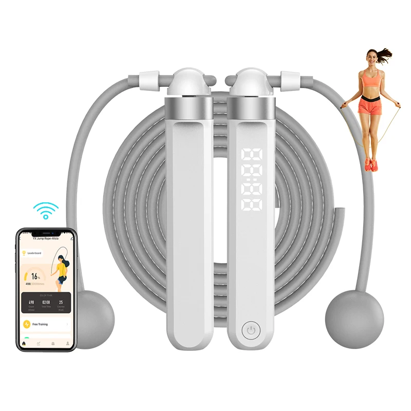 Factory price wireless exercise jump rope smart cordless jump rope without rope