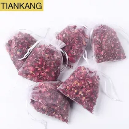 Ready to export Dried Wedding Confetti Lavender Flower Petals Petals Organza Bag Natural Small