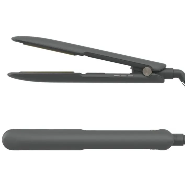 Vietnam PTC Hair Straightener Professional Custom Color Logo Ceramic Flat Iron Black Blue Rose Gold Ceramic Gray Power Plate