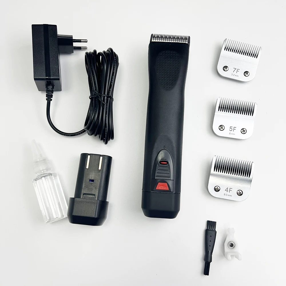 Professional Cordless Sheep Dog Pet Grooming Hair Trimmer Clipper 10# Blade Hair Cutting Machine 2-speed Detachable Clipper