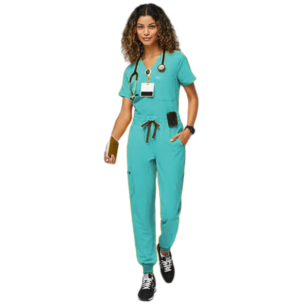 Custom wholesale Long Sleeves Suit Women And nursing Medical Scrubs uniforme set Nurse Hospital Uniforms