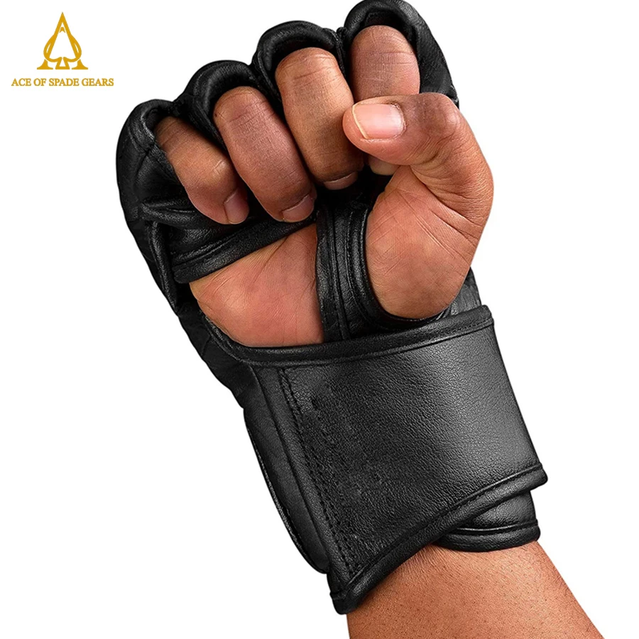 High Quty Customized MMA Sparring Gloves for Adults Wholesale Leather and PVC with Punching Features Custom Color and Logo