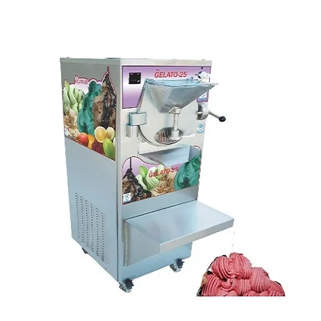 Mr.GELATO- 50 Gourmet Ice - Cream Making Machine New Designed Natural Fruit Ice Cream Floor Machine Supply