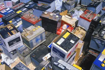 Drained Lead Acid Battery Scrap