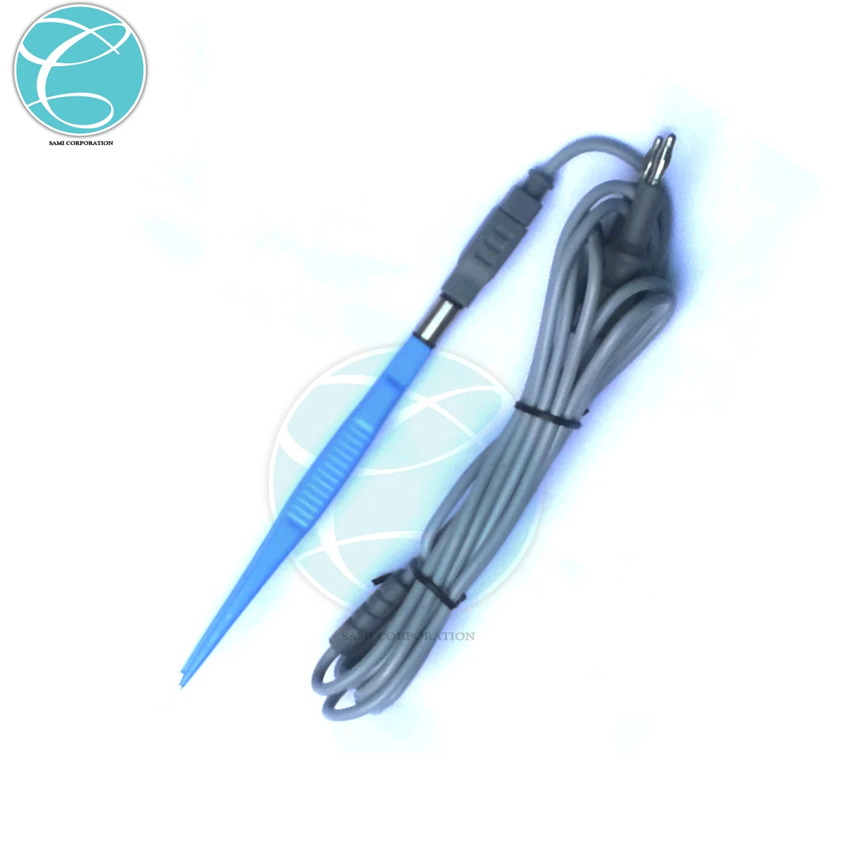 Medical Reusable Silicone Bipolar Forceps Cable/Laparoscopic Instrument Bipolar Coagulation Cable By Sami corporation
