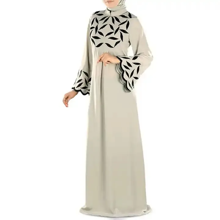 2024 Новый новейший дизайн высокое качество услуги Abaya OEM оптовая продажа мусульманские дамы абайя однотонные