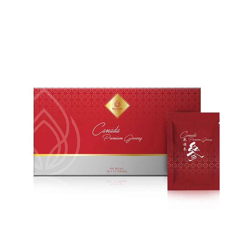 Private Label Premium Ginseng Health Herbal Tea Bag Aids in Auxiliary Hypoglycemic Bulk Sale from Malaysia Supplier