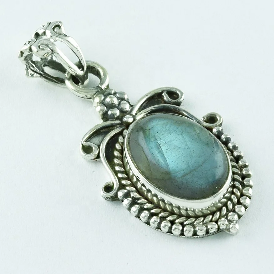 Beautiful Labradorite Stone 925 Sterling Silver Pendant Jewelry Gemstone  925 Pendants Grab This Deal Now