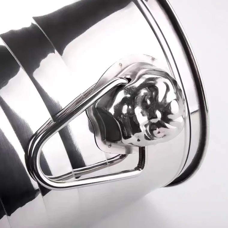 Outdoor Beverage Tub Stainless Steel Whiskey Beer Wine Chiller Champagne Cooler Bucket