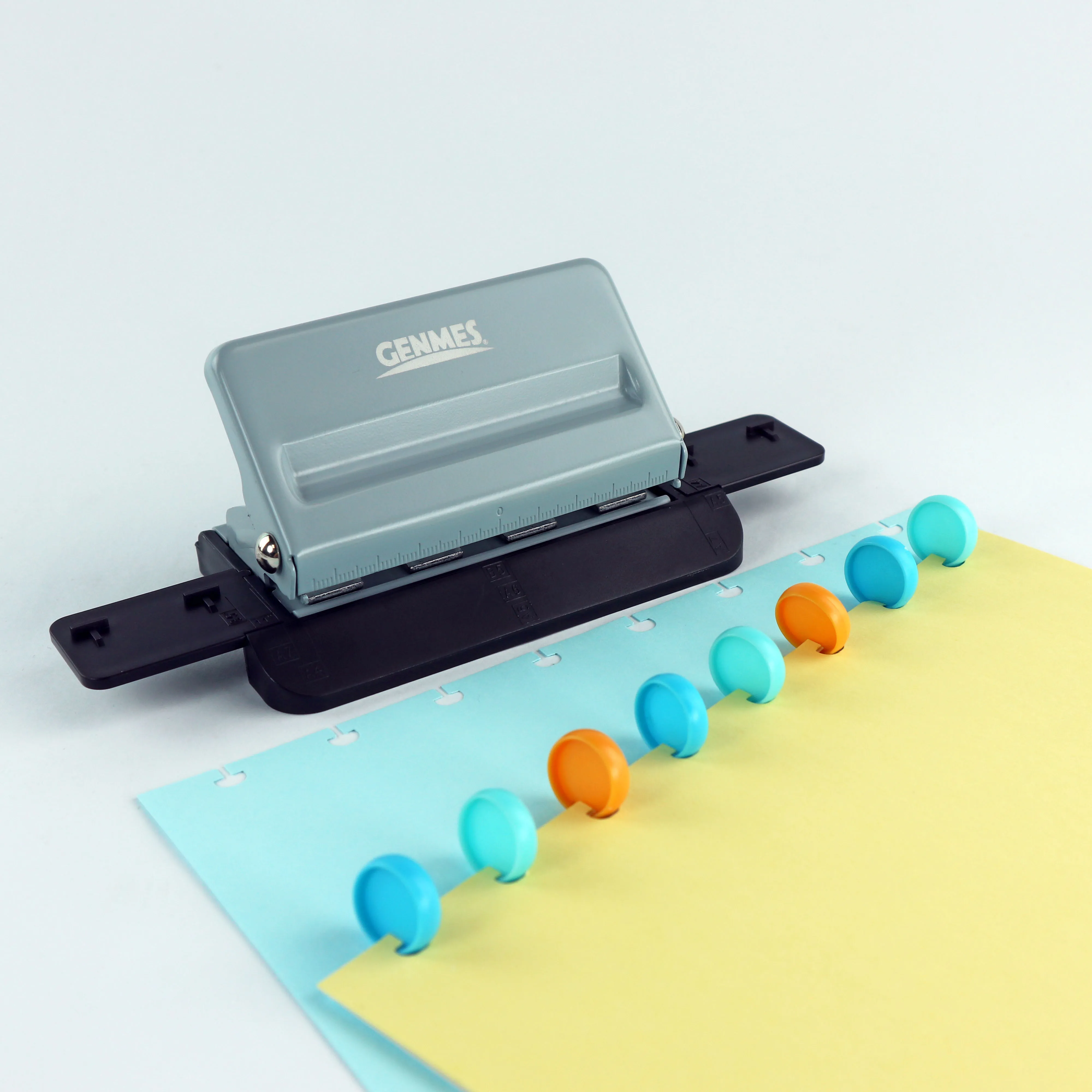 Mini Style Factory Made Good Quality Mushroom Paper Hole Punch 4 Hole Punch Machine 9924