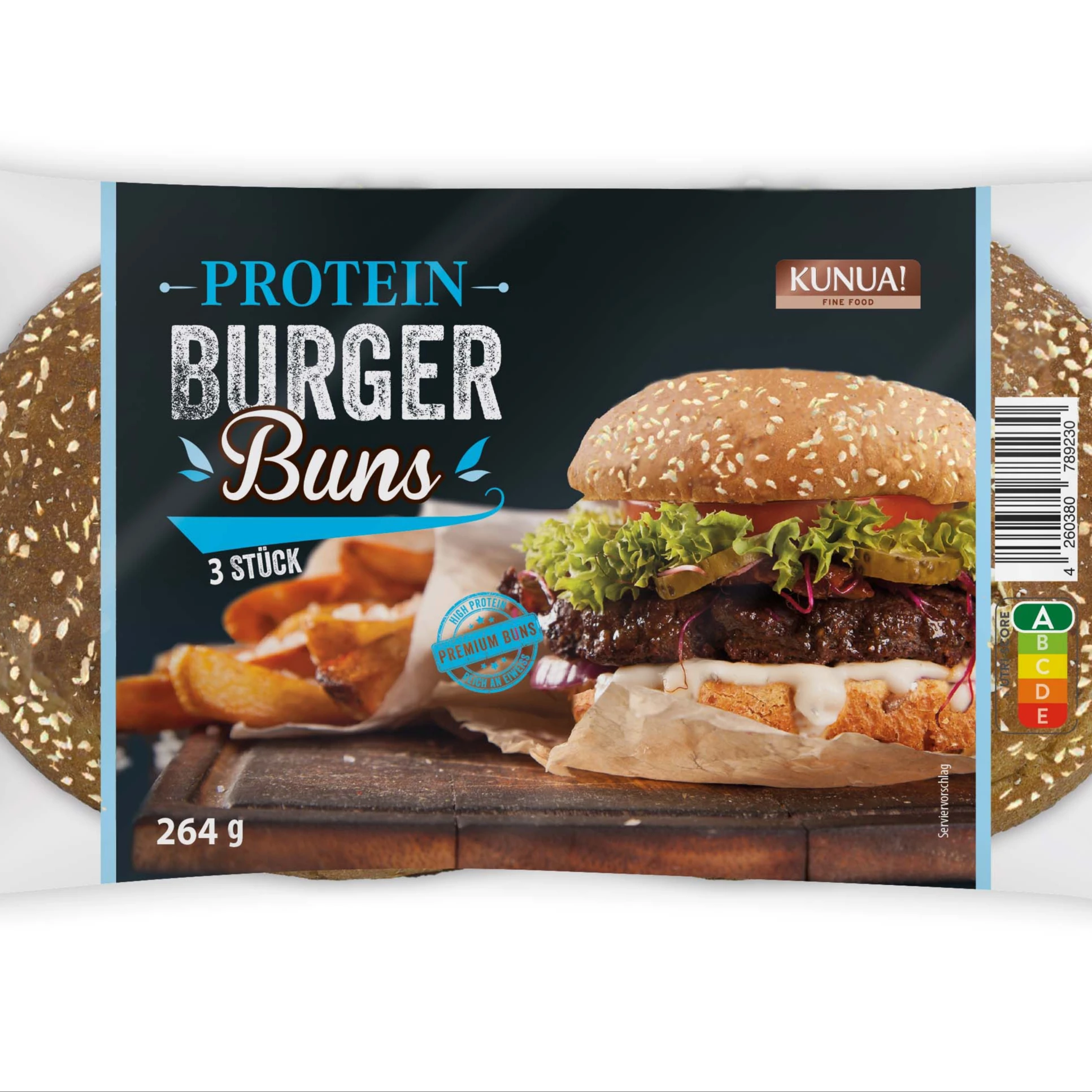 Высококачественная Белковая Булочка для бургеров 270 г, 3 шт., предварительно нарезанный белый хлеб с мягкой текстурой, идеально подходит для барбекю, сертифицированный веганский