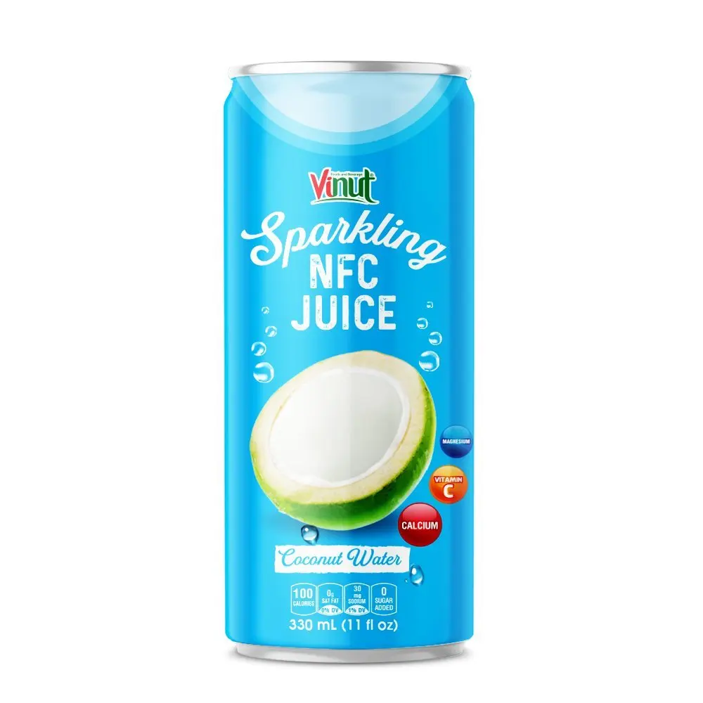 11 fl oz Vinut NFC Coconut water Sparkling water